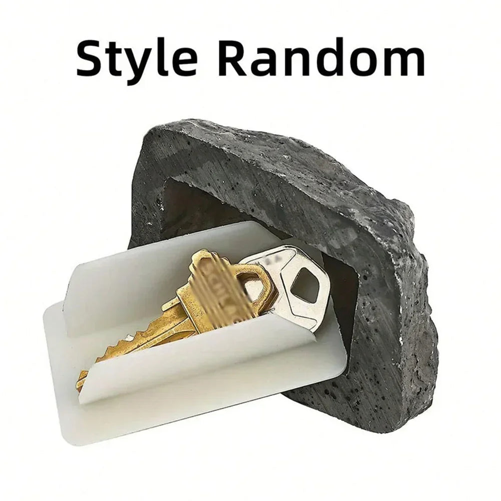 Garden Stone Hide a Spare Key Fake Rock Camouflage Stone Diversion Looks Like Real Stone Safe for Outdoor Yard, Geocaching
