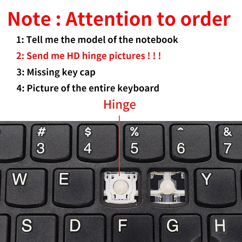 Ersatztasten & Scharniere für HP Pavilion 15-AU 15-AB 15-AQ 15-AW 15-BK 15-BC M7-N 17-G 15-au000 15-bc000 Tastaturtasten Tastenkappen