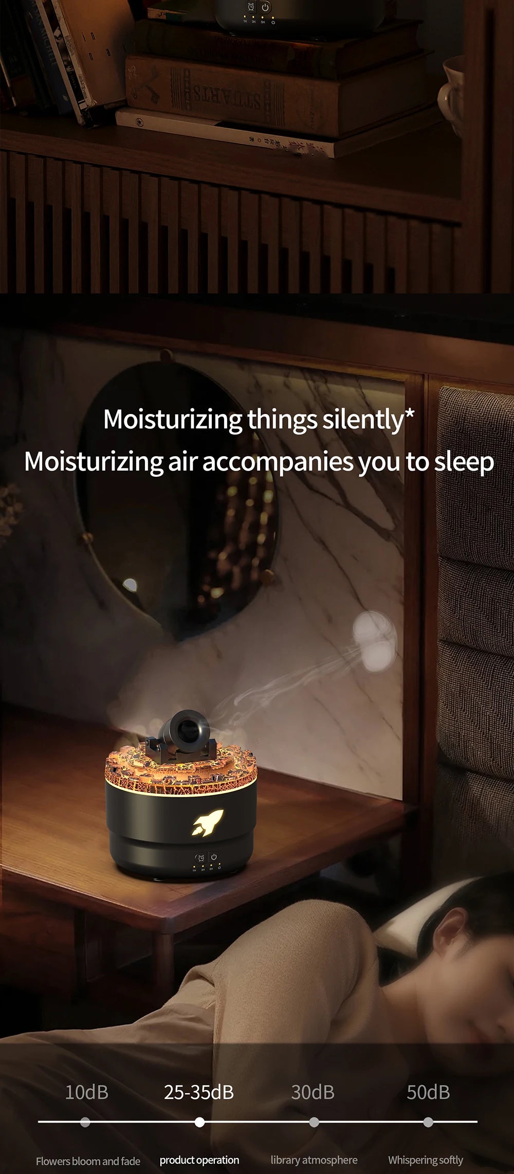 Cannon Blast Aroma Humidifier Essential Oil Diffuser Cannon Blast Turret Aromatherapy Humidifier Aroma Diffuser Air Humidifier