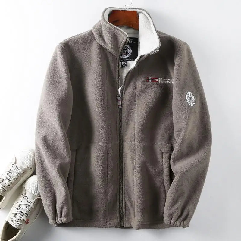 Customizable New Hot Selling Stand Collar Jacket Coat Plush Thickened Casual Coat Tailor-made Suits