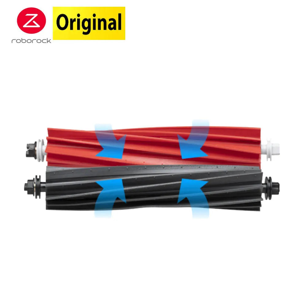 Genuine Roborock S8 Pro Ultra DuoRoller Main Brush Accessory S8 S8+ Vacuums Cleaner Twined Rubber Brush Original Spare Parts