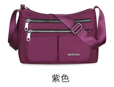 New Women's Bag Fashion Mother Shoulder Bag Oxford Waterproof and Elderly Leisure Travel Large Capacity Bag