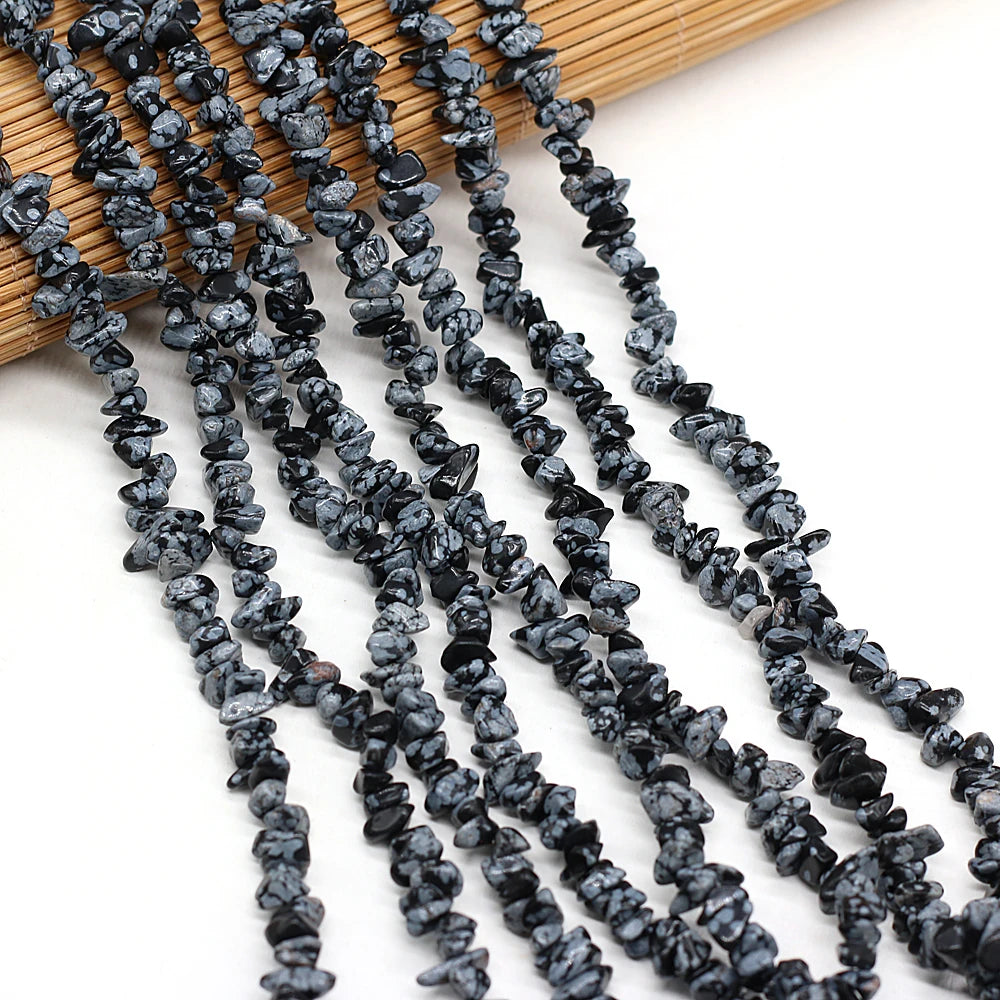 40cm Natural Blue Turquoises Stone Irregular Chips Gravel Loose Beads for Women Bracelet Jewelry Accessories Size 3x5-4x6mm