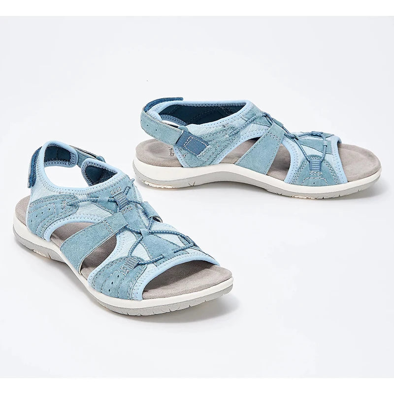 Summer Women Sandals Solid Color Hollow Out Casual Lady Sandalias Drawstring Adjustable Fashion Outdoor Beach Shoes Streetwear