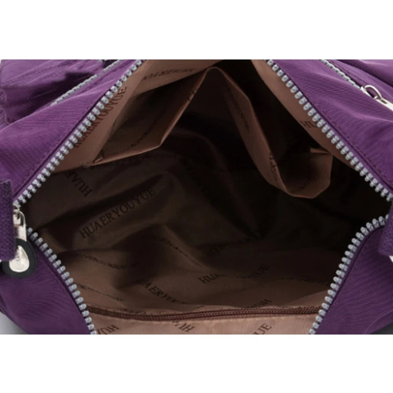 Fashion Women Crossbody Bag Nylon Waterproof Handbag Female Simple Shoulder Bag Travel Large Capacity Messenger Bag Purse Bags