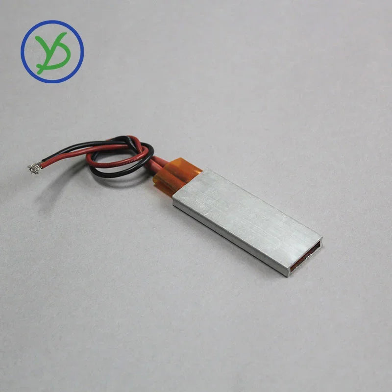 60x21mm 12V~220V Constant Temperature Ceramic PTC Heating Sheet Aluminum Shell Heating Plate 70~270℃ Electric Heater Accessorie