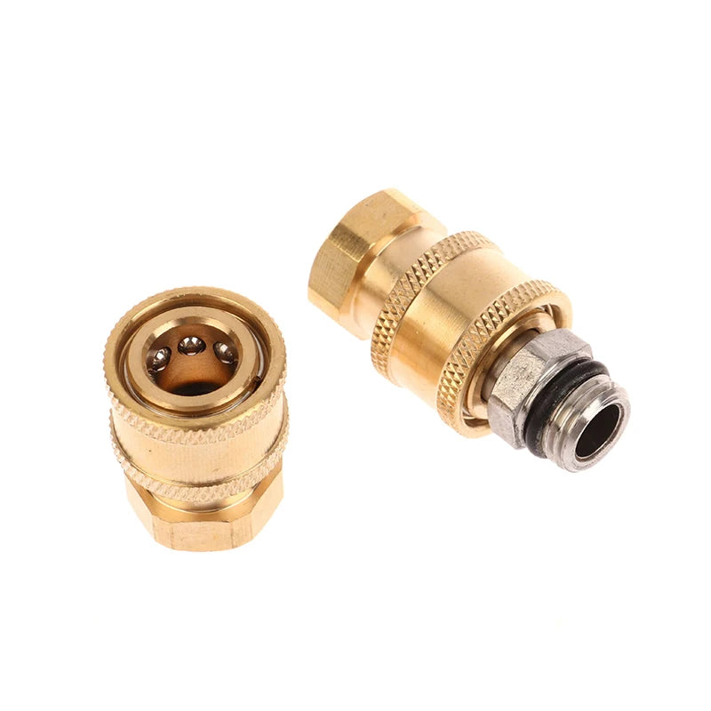 1/4 Inch Quick Connect Socket And Quick Connect With Female M14 For Pressure Washer Water Gun Car Washer Foam Lance Connector