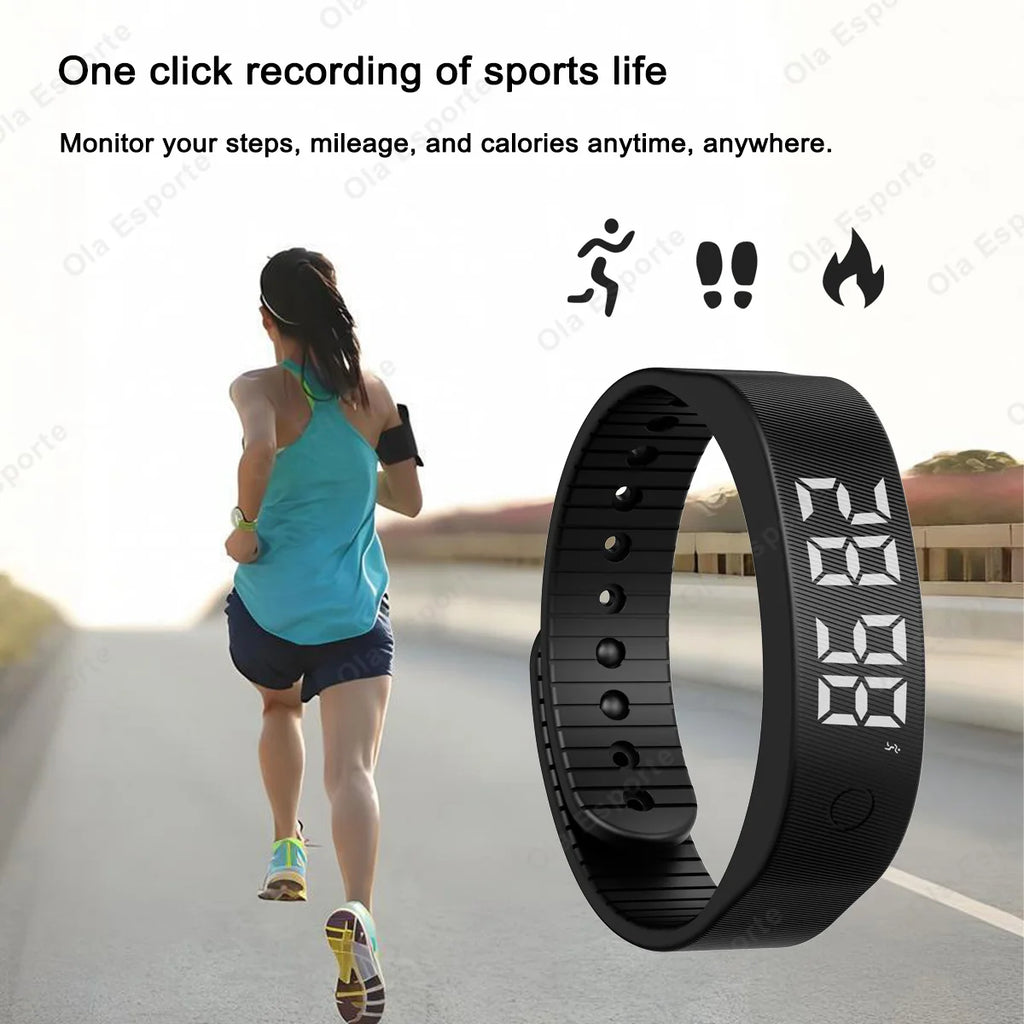 Smart Multifunctional Wristband Fitness Bracelet IP65 Waterproof Sport LED Activity Sleep Tracker Smart Watch Pedometer New 2026