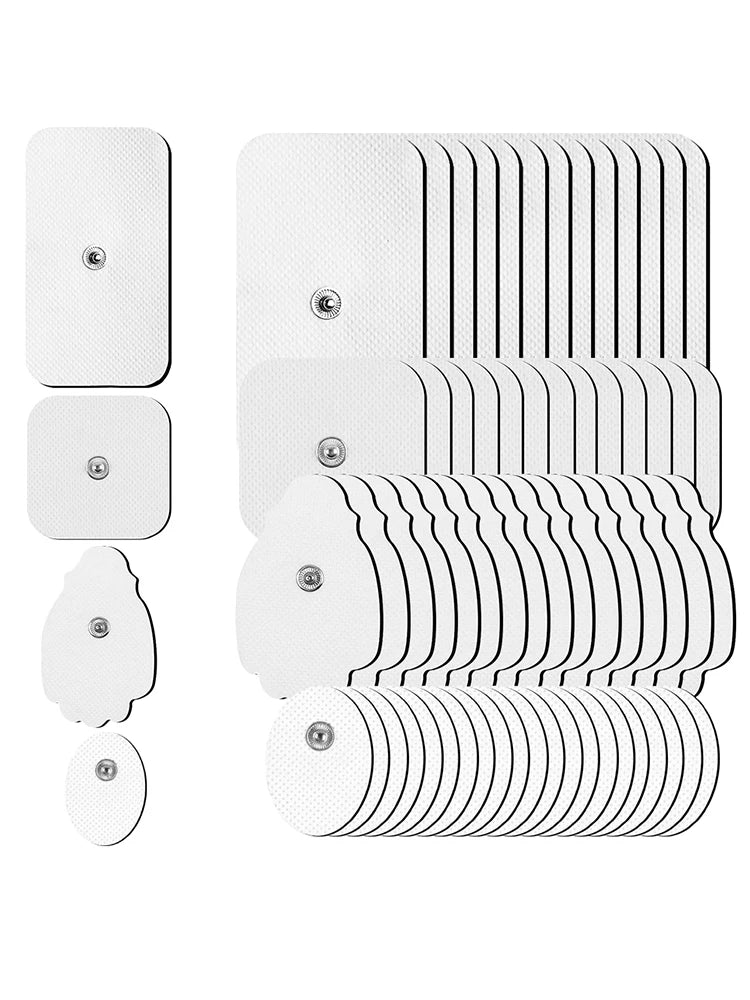 Electrostimulation Patches Tens Electrode Pads  for EMS Muscle Stimulator Electric Massager Replacement Conductive Gel Sticker