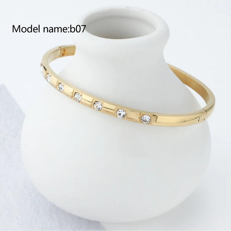 2026 Classic Snake Chain Bracelets Women Trend Gold Plated Stainless Steel Cuban Chain Bracelet Trendy Female Gifts Jewelry