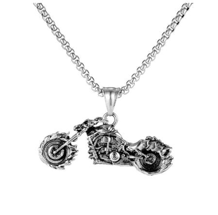 Stainless steel retro eagle hunting necklace titanium steel eagle men's pendant pendant pendant