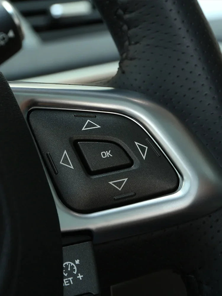 For Land Rover Range Rover Evoque 2012-2018 ABS Chrome Interior Kit Dashboard Center Console Gear Shift Panel Cover Trim Sticker