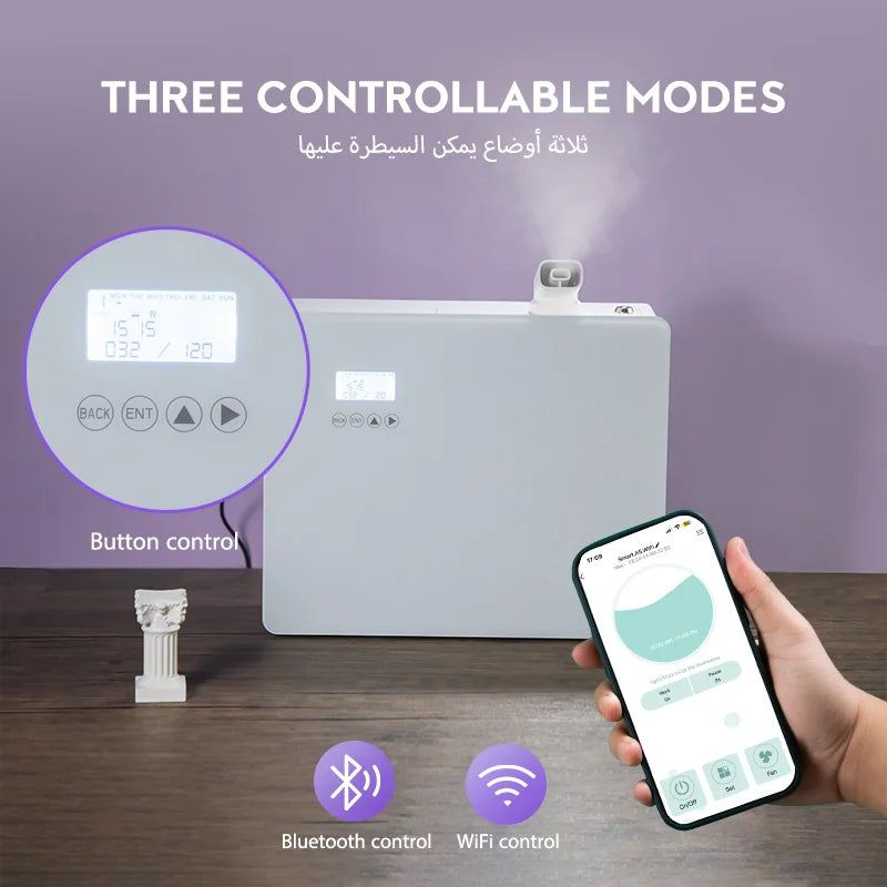 NAMSTE WIFI Control Scent Diffuser Machine Smart Timing HVAC Large Commercial Essential Aroma Oil Hotel Fragrance Diffuser