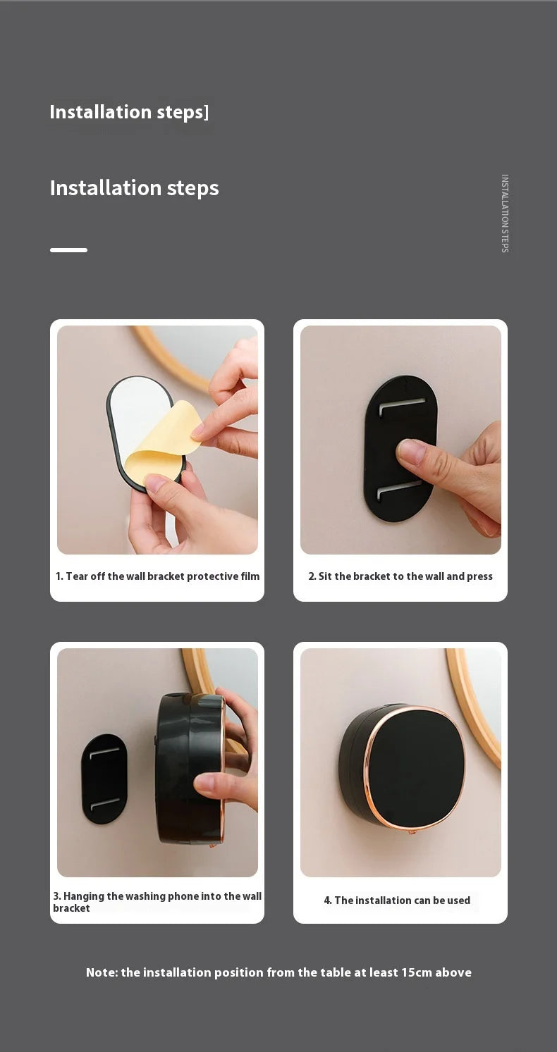 Automatic Rechargeable Electric Wall Mount Auto Dish Liquid Soap Dispenser Sensor Foaming Smart Touchless for Kitchen Bathroom