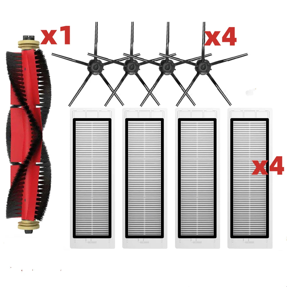 Brush Mops Hepa Filters for Roborock S5 S50 S502 S55 S6 S6 Pure E4 for Robot 1S SDJQR01RR Vacuum Cleaner Accessories