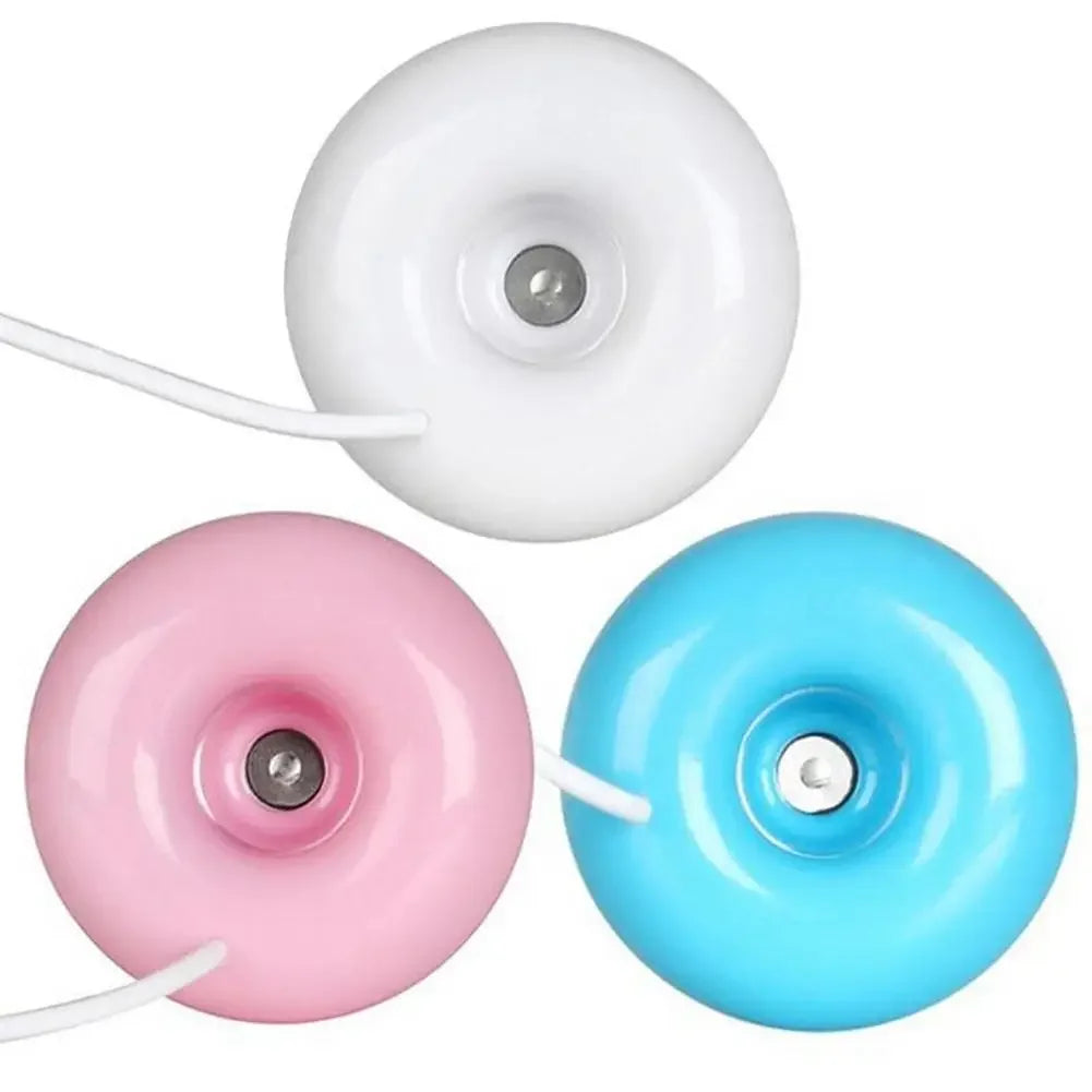 Mini Donut Negative Ion Humidifier USB Round Household Air Purifier for Home Office Desktop Donut Steam Diffuser Mini Sprayer