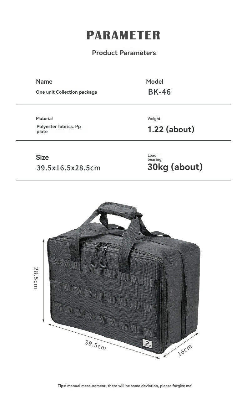 CAMPINGMOON BK-46 Large Capacity Storage Bag Camping IGT Module Collection Storage Bag Outdoor Tactical Packaging Kit