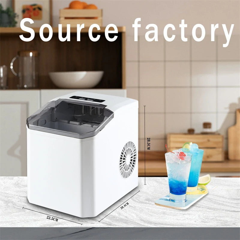 ice Machine Automatic mini electric Ice Cube Maker for Bar Home Kitchen Office 6Mins/9 Pcs Portable Ice Maker ice making Machine