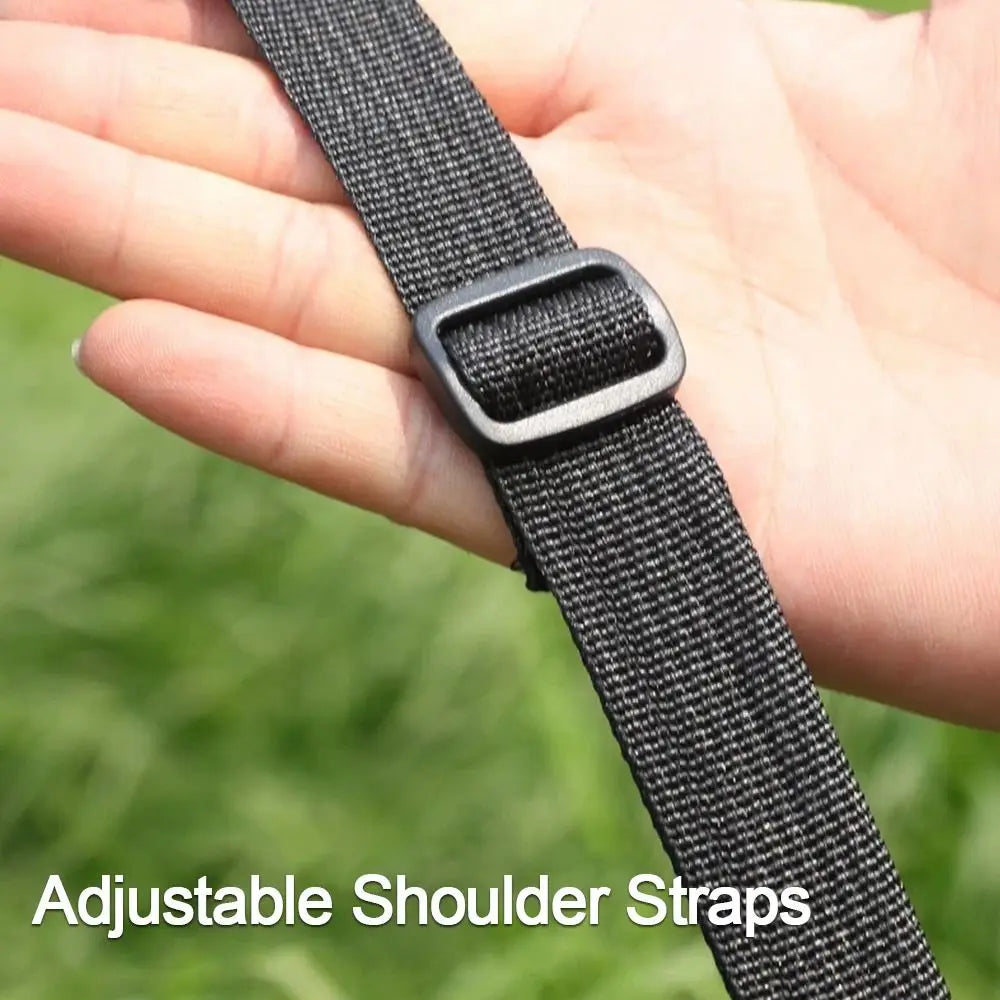 New Portable Fishing Rod Bag Folding 118/128cm Fishing Rod Case With Shoulder Strap Fishing Pole Reel Bag