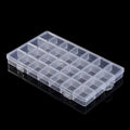 28-Compartment Plastic Organizer Box for Small Items Jewelry Beads Hardware Accessories Separation Tray Storage Container