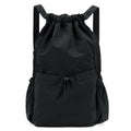 Fashionable Lightweight Drawstring Backpack: Large-Capacity Waterproof Sports Bag for School, Books, Outdoor Activities, Travel