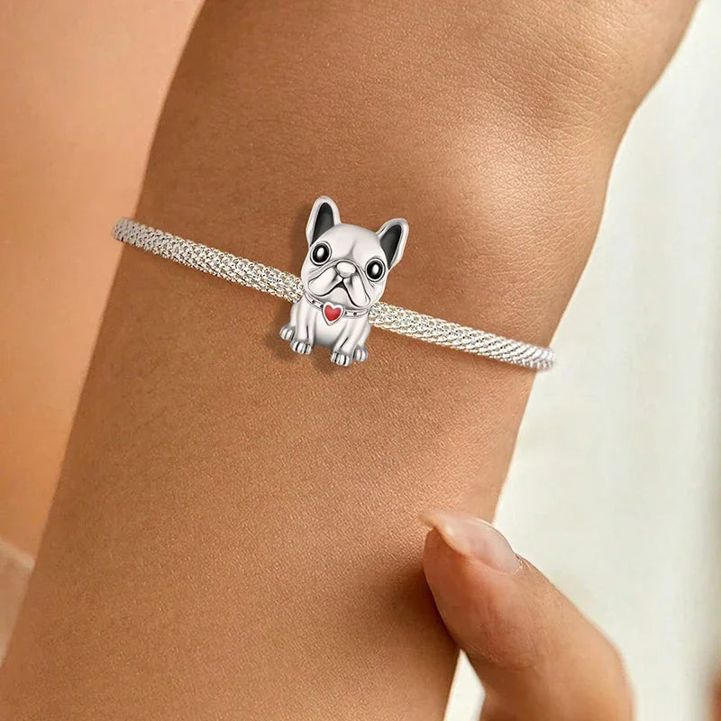 925 Sterling Silver Owl Dinosaur Panda Chameleon Cute Charm Bead Fit Diy Bracelet Bangle Making Gift of High Quality Jewelry