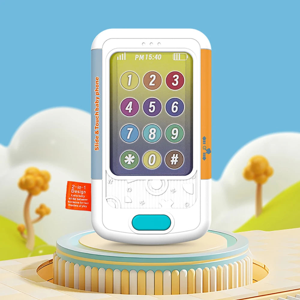 Kids Touch Screen Smart Mobile Phone Toys Enlightenment Early Education of Puzzle Simulated Musical Story Toy For Children