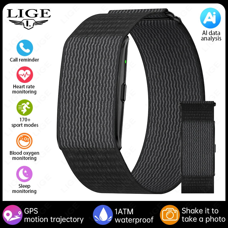 2025 New Smart Watch Fitness Sport Smart Bracelet For Men Women Heart Rate Blood Oxygen Health Monitor Waterproof Smartwatch Men