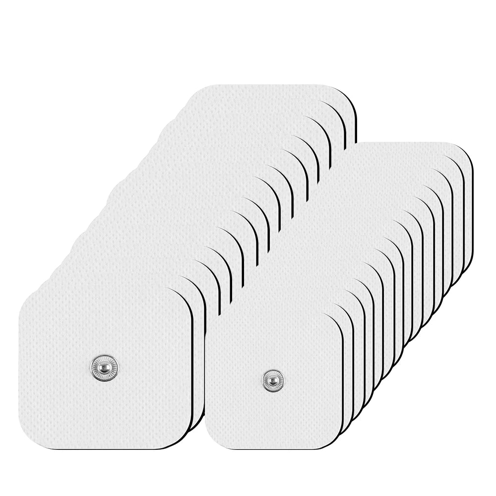 10/20pcs Electrode Pads EMS Muscle Stimulator TENS Pulse Massager Replacement Patch Self Adhesive Reusable Electrode Pads