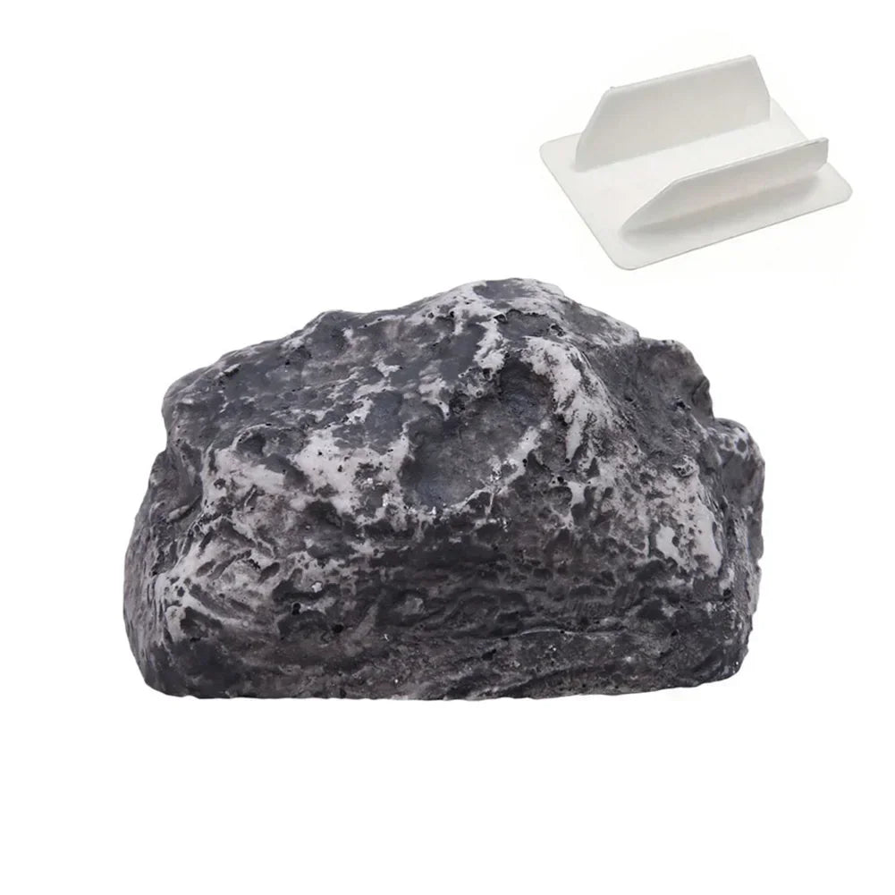 Garden Stone Hide a Spare Key Fake Rock Camouflage Stone Diversion Looks Like Real Stone Safe for Outdoor Yard, Geocaching