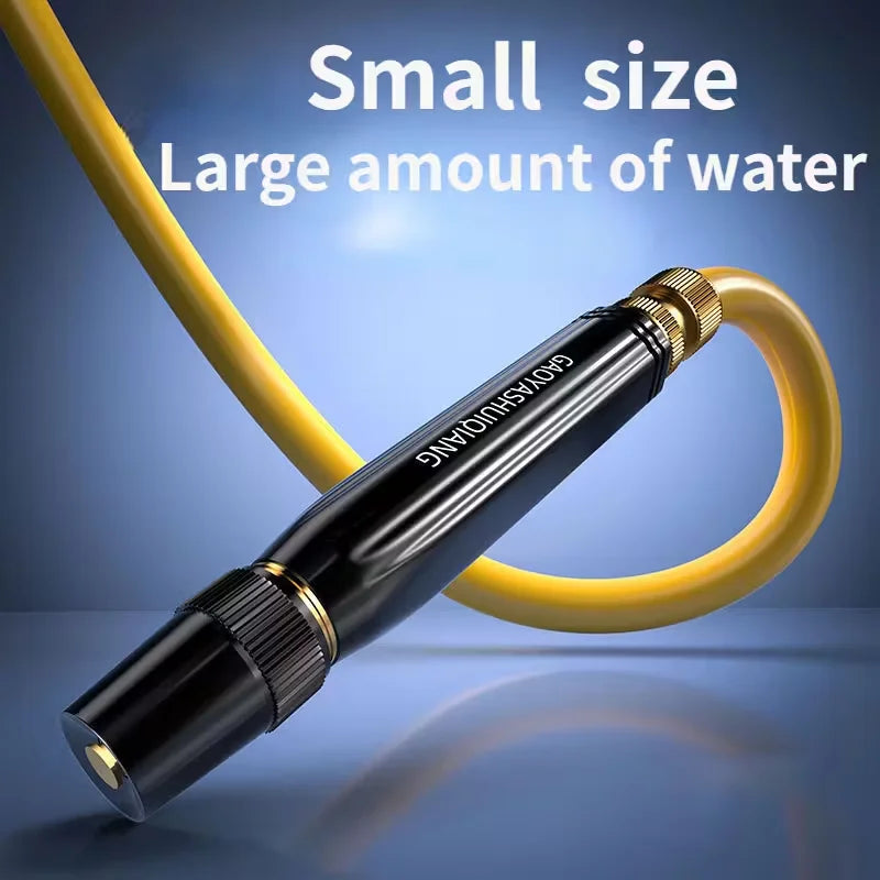 Portable High-Pressure Water Gun, 7 Spray Modes, Metal Alloy, Ergonomic Grip, Durable, Battery-Free, for Car Wash & Garden
