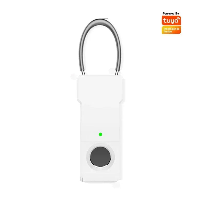 Tuya Fingerprint Padlock Bluetooth Combination Padlock Suitcase Luggage New Metal Code Lock Mini Fingerprint Key Anti-Theft Lock