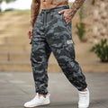 Men's Cargo Pants Multi-Pockets Camouflage Trousers Autumn Lightweight Casual Sweatpants Outdoor Work Hiking Legged Pants Male