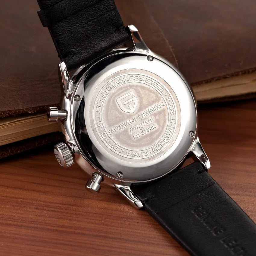 2025 New PAGANI DESIGN Business Men's Quartz Watch 46mm Brand Stainless Steel Waterproof Automatic Chronometer Relogo Masculino