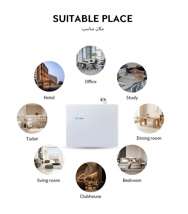 NAMSTE WIFI Control Scent Diffuser Machine Smart Timing HVAC Large Commercial Essential Aroma Oil Hotel Fragrance Diffuser