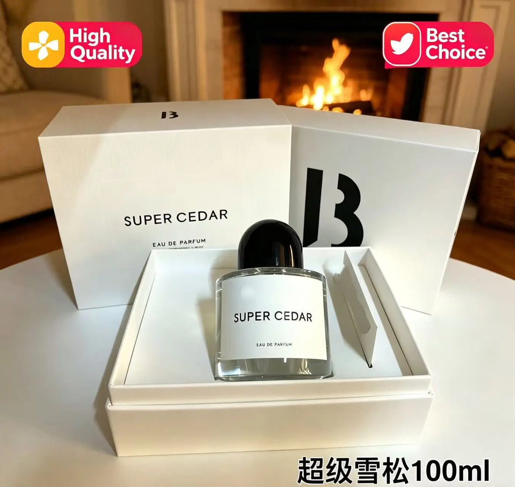 Popular Daily Body Scent Blance Super Cedar Timeless Charm Unisex Perfume Spray 100ml Blue White Porcelain Enduring Aroma