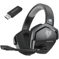 NUBWO G06 Dubbele Draadlose Speletjie-koptelefoon met Mikrofoon vir PS5, PS4, rekenaar, selfoon, Switch, 2.4GHz Bluetooth 5.3 Speletjie-oorfone