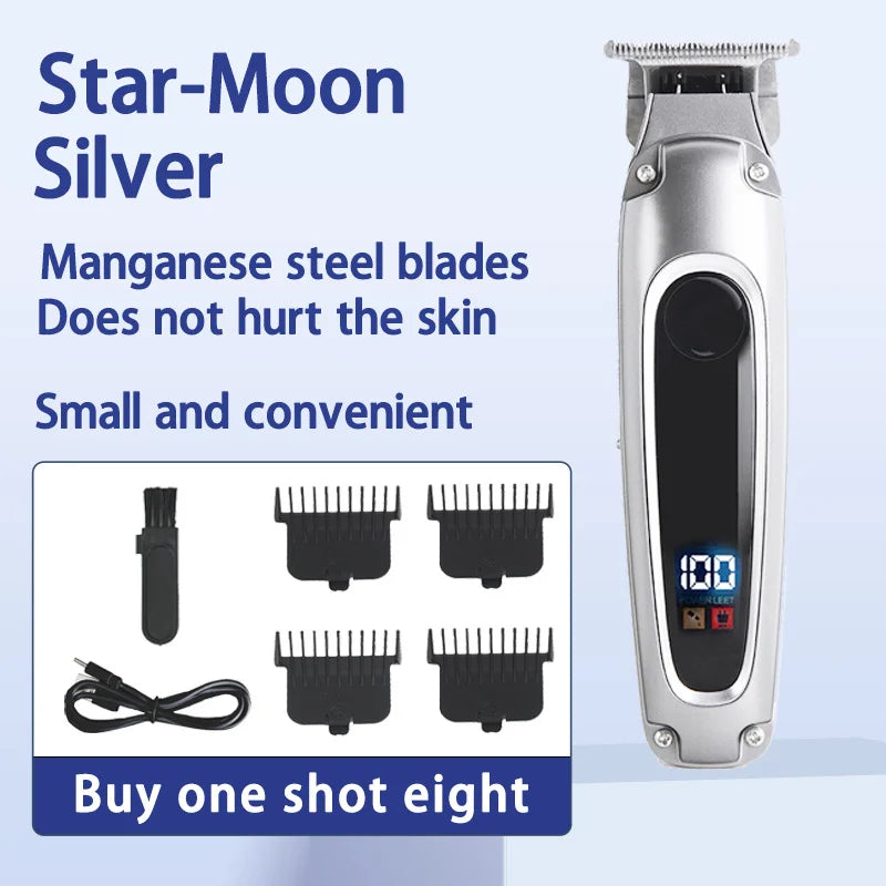 Hair Clipper New Men's Hair Trimmer Beard for Men Hair Clipper Rechargeable Electric Trimer Zero Gap Haircut Kit Machine Shaver