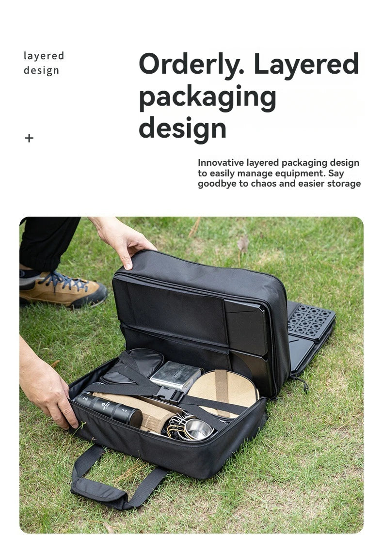 CAMPINGMOON BK-46 Large Capacity Storage Bag Camping IGT Module Collection Storage Bag Outdoor Tactical Packaging Kit