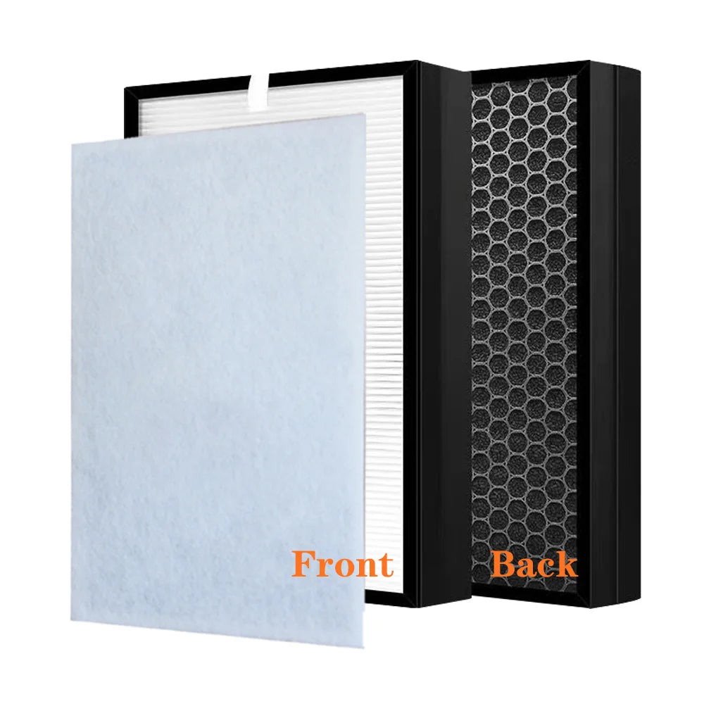 2 in 1 HEPA Filter + Active Carbon for TEFAL Pure Air Essential PT2530F0 PT2530G0 PT2530 Performance Purifier