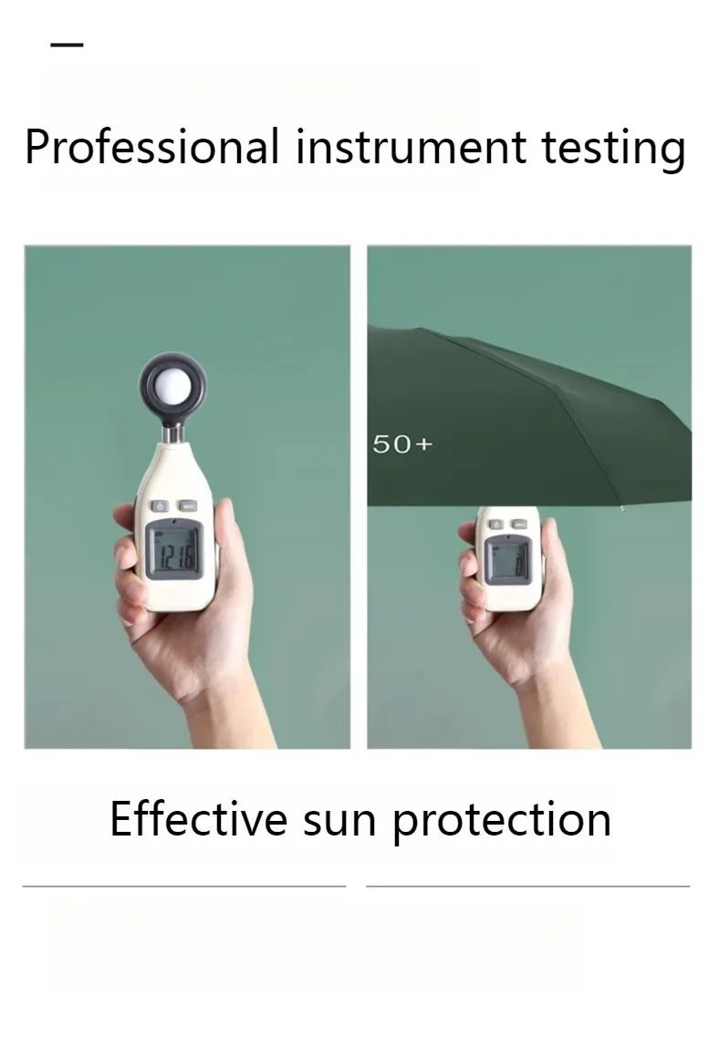 Low Price Promotion Mini Sun Umbrella Pocket Rain Umbrella Vinyl Folding UV Ultraviolet Protection Sun Shade Pocket Parasol