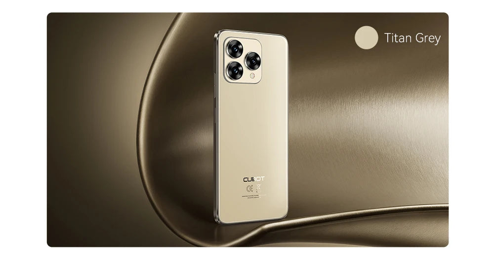 Cubot Smartphone Android 15 A40, 12GB RAM+256GB ROM, 6.88-Inch 120Hz Screen,Octa-core, 48MP Camera, 5100mAh Battery,NFC,Face ID