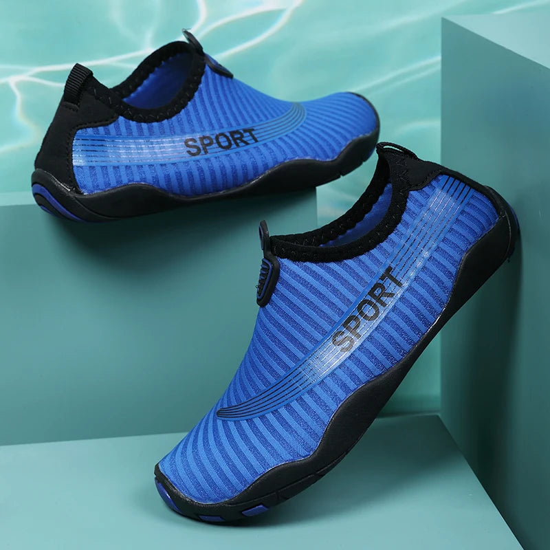 Unisex Indoor Fitness Special Shoes Parent-Child Couple Vacation Beach Swimming Shoes Men Snorkeling Quick Dry Aqua Shoes 37-46#