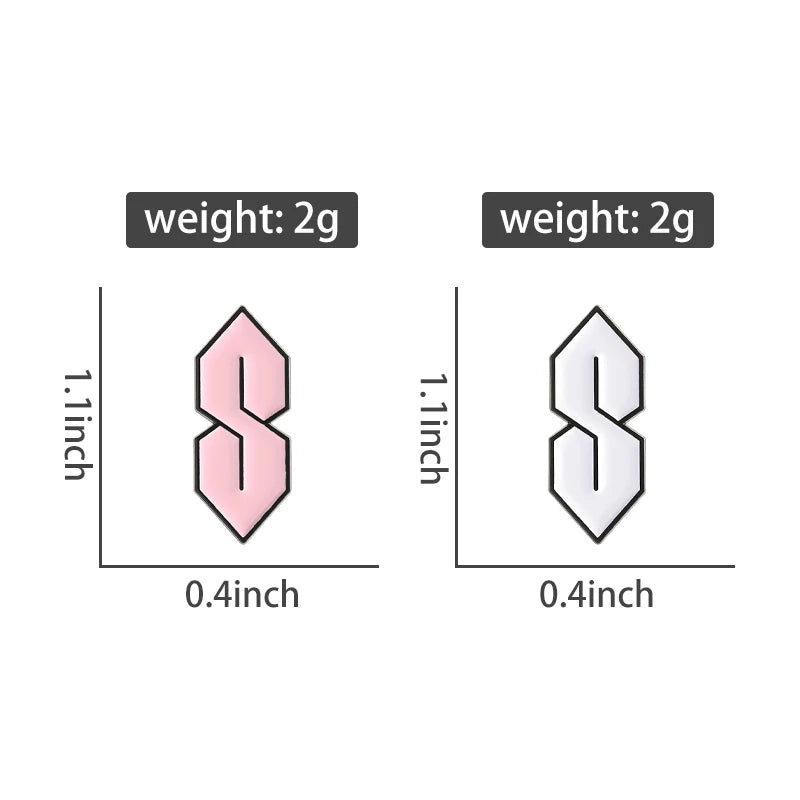 Creative Cool S Crew Enamel Pins Custom Symbol Logo Brooches Lapel Badges Clothes Funny Jewelry Gift for Friends