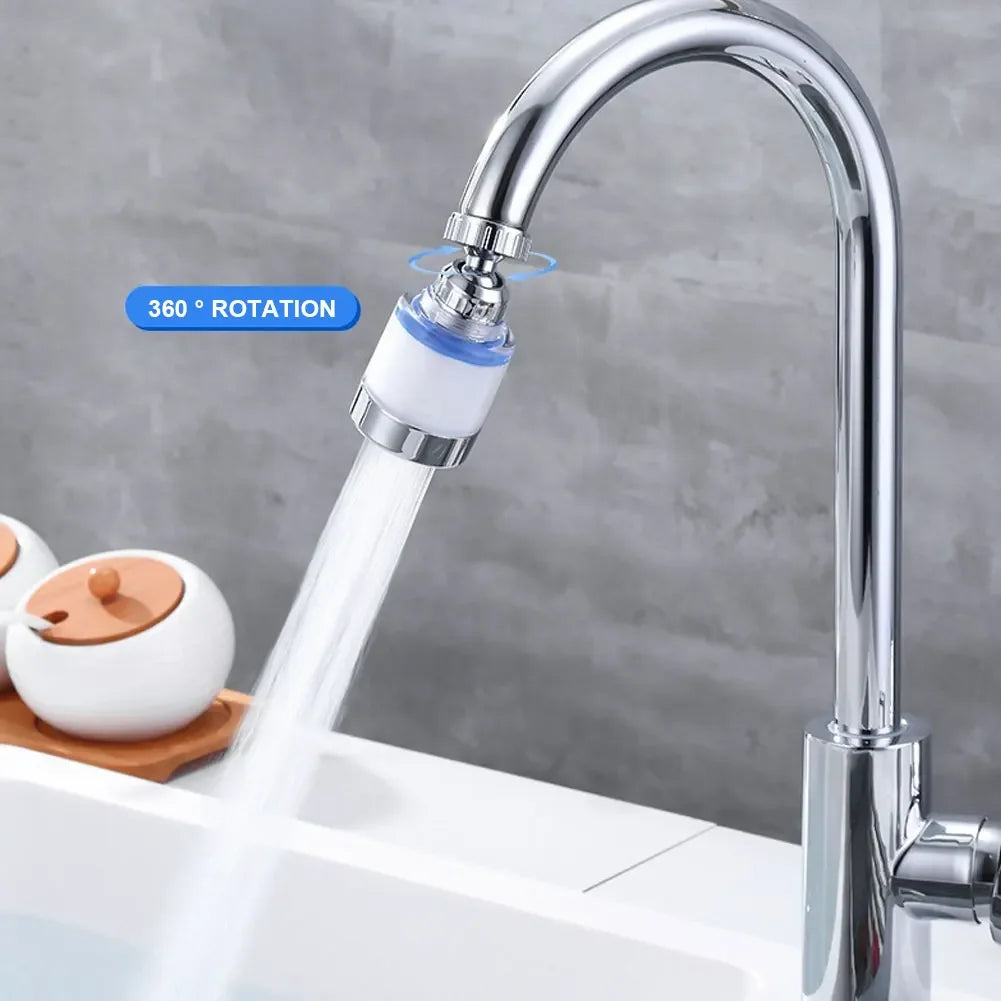 360 Degree Rotating Faucet Filters Bubbler Mount Anti-splash for Household Kitchen Bathroom Faucet Water Clean Filter Purifier