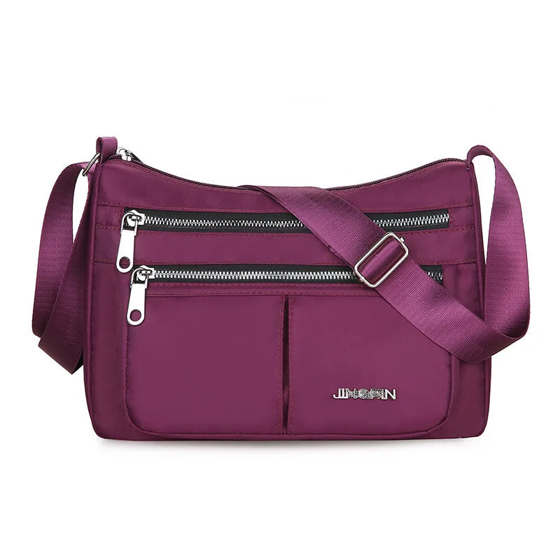 New Women's Bag Fashion Mother Shoulder Bag Oxford Waterproof and Elderly Leisure Travel Large Capacity Bag