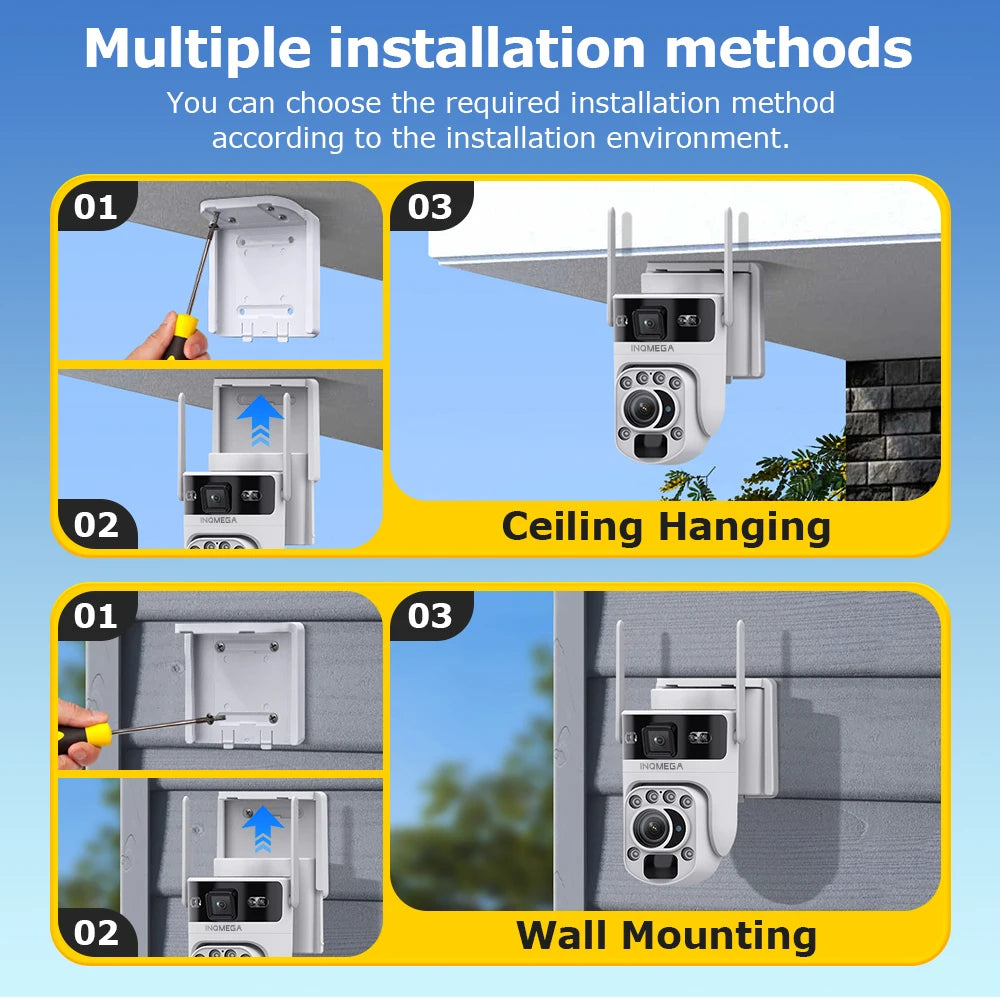 12MP 50X Zoom Dual Lens 4G SIM Solar Camera WIFI Outdoor Surveillance PTZ Human Detection Recording Security Night Vision Camera