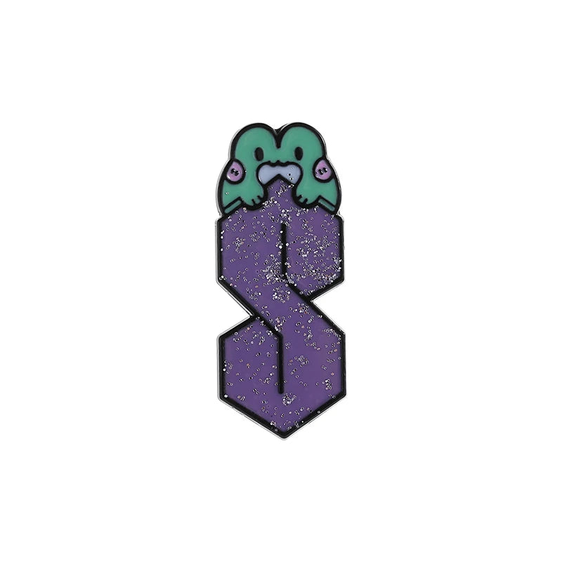 Creative Cool S Crew Enamel Pins Custom Symbol Logo Brooches Lapel Badges Clothes Funny Jewelry Gift for Friends