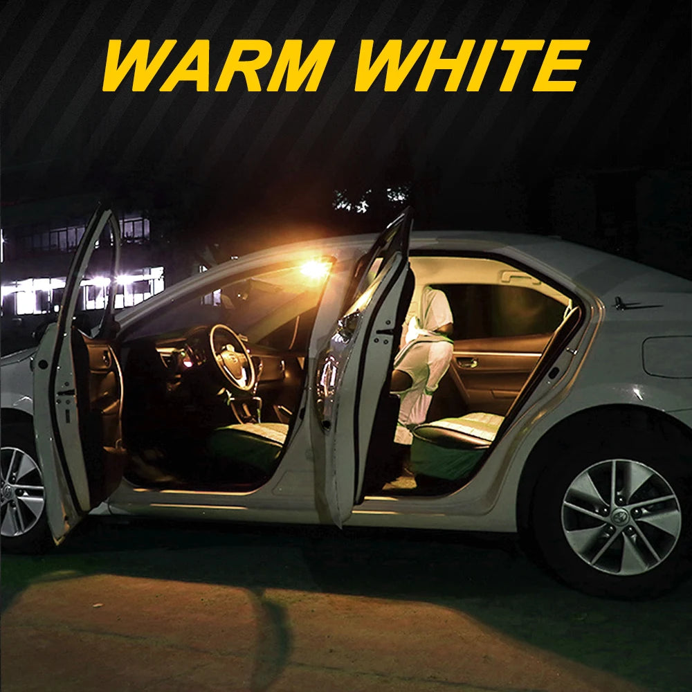 BMTxms 15PCS LED Interior Light Bulb Kit For Volvo S80 2007-2013 2014 2015 2016 2017 Car Dome Trunk Vehicle Lamp Accessories