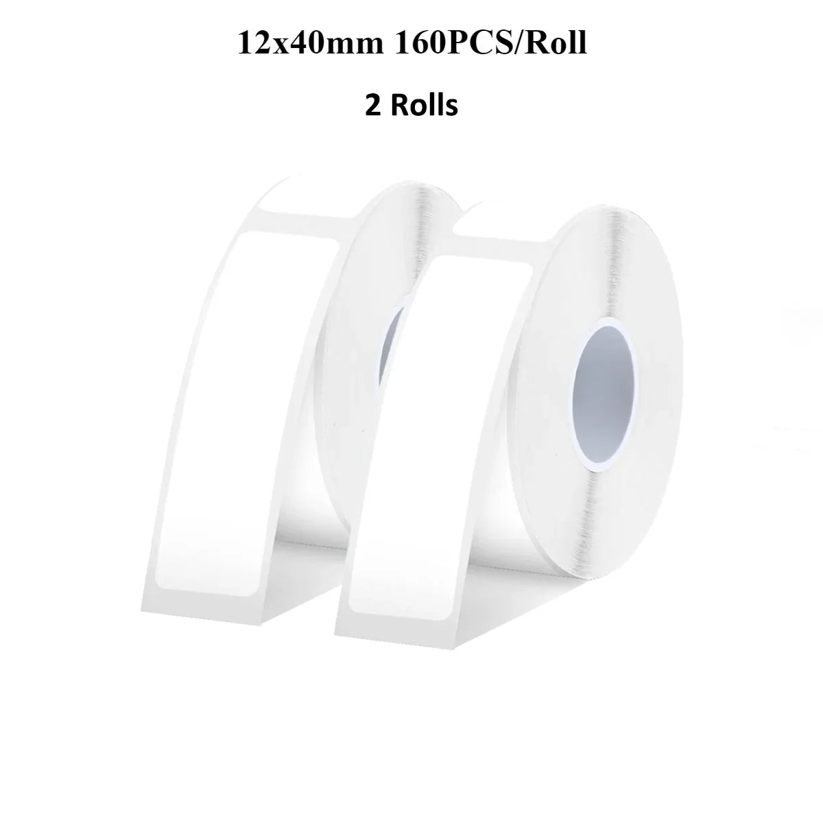 Label Sticker 12*40/15*30mm Label Tape Thermal Printer Paper 160pcs/roll Compatible D30 Marklife P12P11 Labeller For Home Office